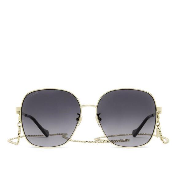 NEW Gucci GG1089SA-001 Chain Sunglasses - Picture 2 of 4